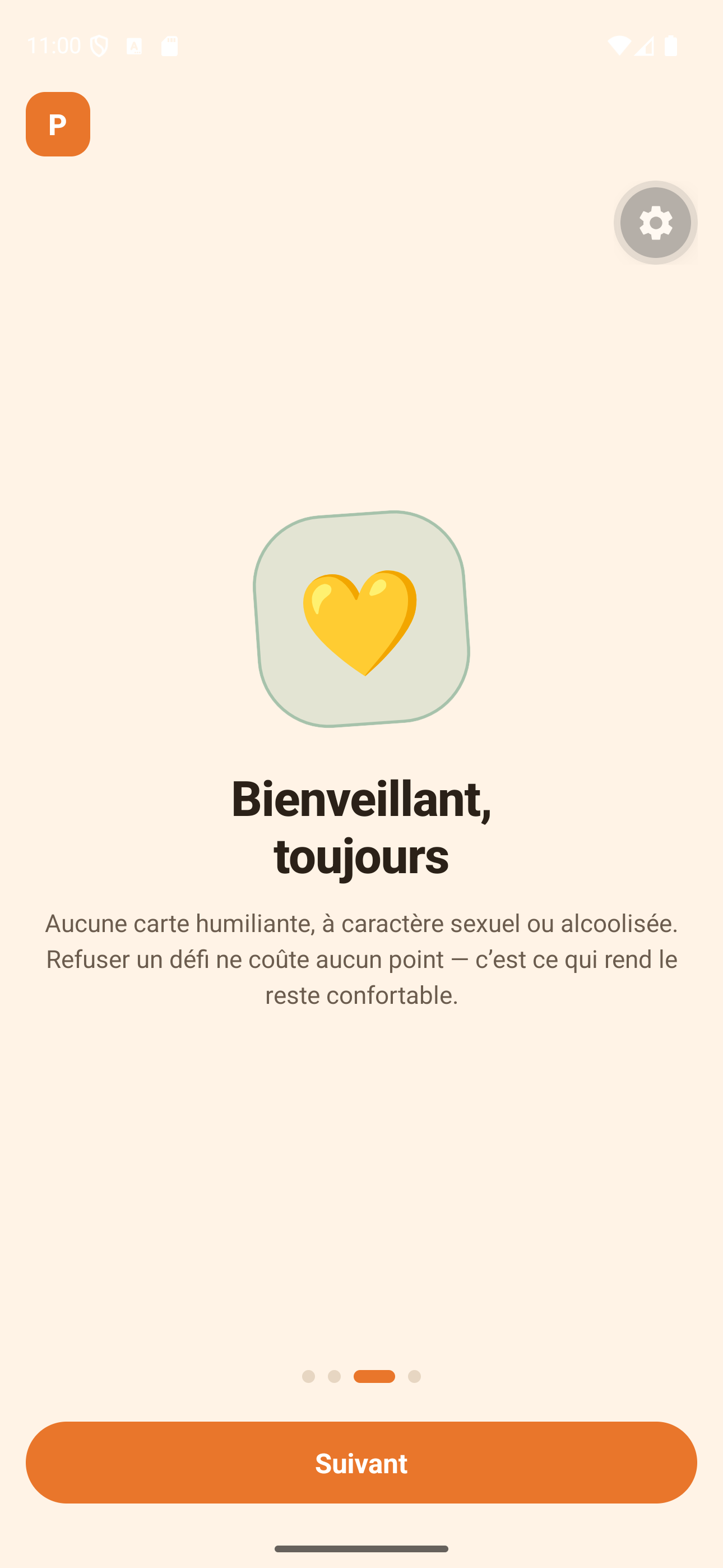 Onboarding : aucune carte humiliante, sexuelle ou alcoolisée